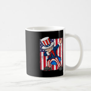 Dabbing Uncle Sam 4th Of July Dab Boys Girls Kids Coffee Mug