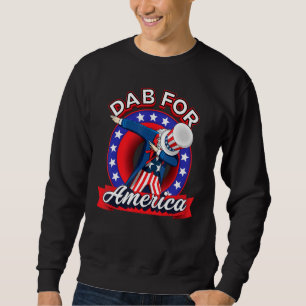 Dabbing Uncle Sam 4th Of July Men Women Dab For Am Sweatshirt