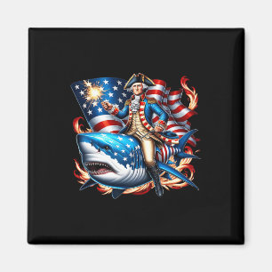 Dabbing Uncle Sam Funny 4th Of July Patriotic Boys Magnet
