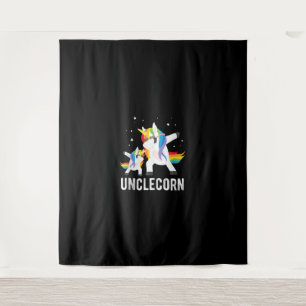 Dabbing Unclecorn, Funny Unicorn Lover Tee for Unc Tapestry
