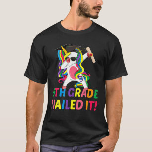 Dabbing-Unicorn-5Th-Grade-Girls-Boys-Graduation T-Shirt