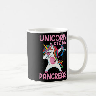 Dabbing Unicorn Ate My Pancreas Type 1 Diabetes Aw Coffee Mug
