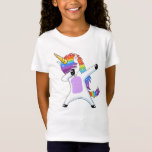 Dabbing Unicorn - Dancing Rainbow Unicorn Gifts T-Shirt<br><div class="desc">Rainbow Unicorns trendy dab dance for unicorn squad or unicorn lovers who love magical fantasy creatures and mythical costume party. A great gift for all dabbing unicorn lovers, for adults and kids who loves mythical animal creatures, give it as a gift to your daughter, son, dad, mum, or friends. This...</div>