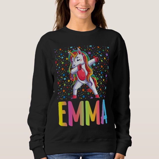 Dabbing Unicorn Emma Sweatshirt (Front)