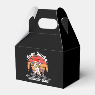 Dabbing Unicorn Funny Christmas Favour Box
