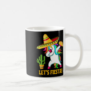 Dabbing Unicorn Funny Cinco De Mayo Kids Girls Let Coffee Mug