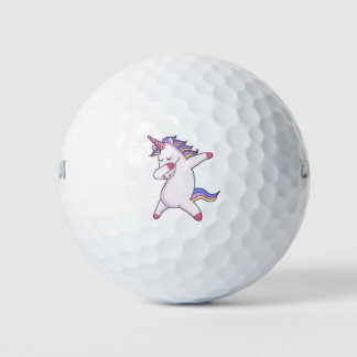 Dabbing Unicorn Golf Balls