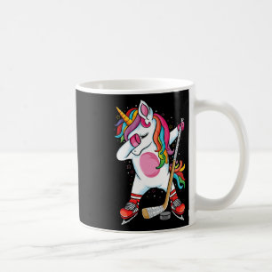 Dabbing Unicorn Ice Hockey Kids Boys Girls Funny I Coffee Mug