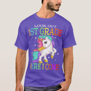 Dabbing Unicorn I'm Ready To Crush 1st Grade  T-Shirt