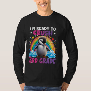 Dabbing Unicorn I'm ready to crush 3rd Grade Girls T-Shirt