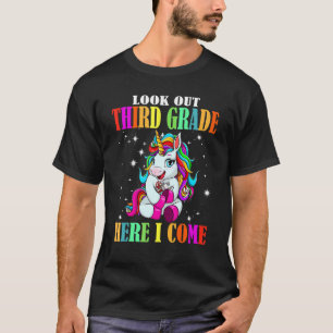 Dabbing Unicorn I'm Ready To Crush Third Grade T-Shirt
