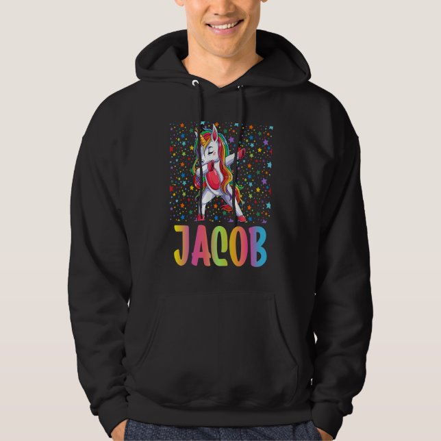 Dabbing Unicorn Jacob Hoodie (Front)