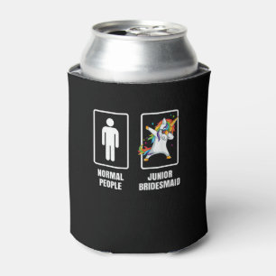 Dabbing Unicorn Kids Junior Bridesmaid Wedding Sun Can Cooler