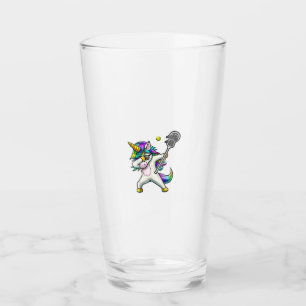 Dabbing Unicorn Lacrosse Shirt Kids Unicorn Gifts Glass