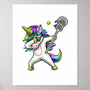 Dabbing Unicorn Let's Fiesta Cinco de Mayo Kids Gi Poster