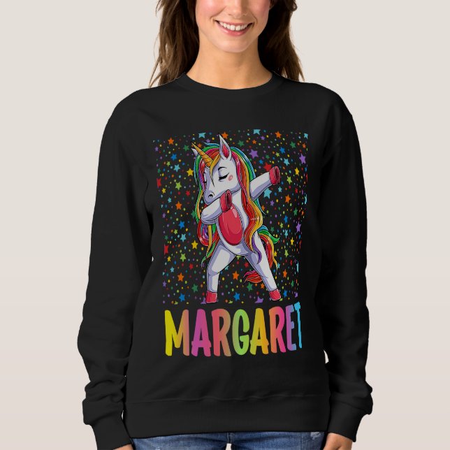 Dabbing Unicorn Margaret Sweatshirt (Front)