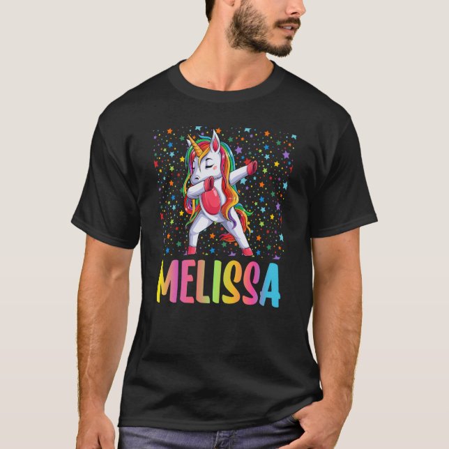 Dabbing Unicorn Melissa T-Shirt (Front)