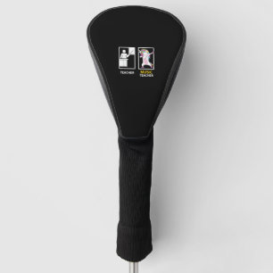 Dabbing Unicorn Music Teacher Gift T-Shirt Golf Head Cover