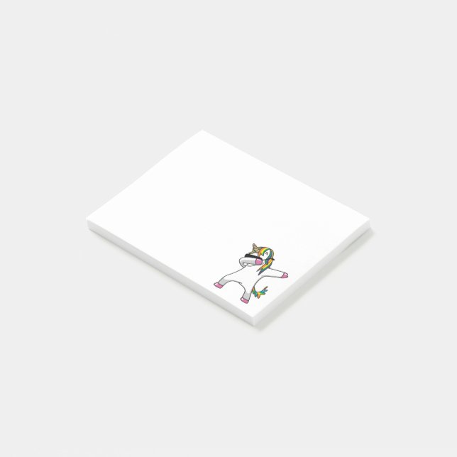 Dabbing Unicorn Notes (Angled)