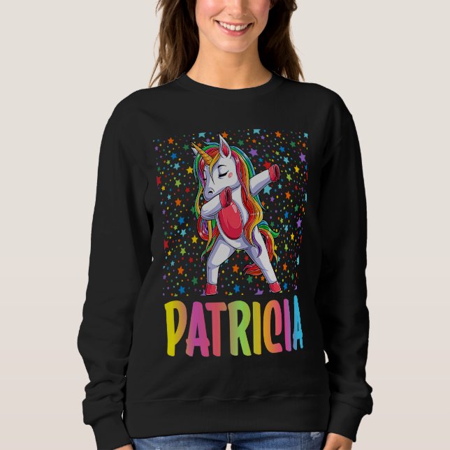Dabbing Unicorn Patricia Sweatshirt (Front)