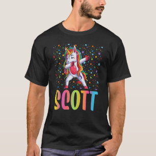 Dabbing Unicorn Scott T-Shirt