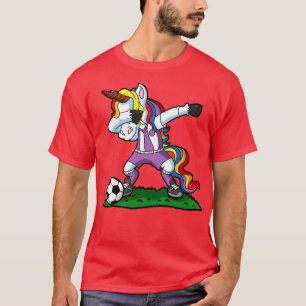 Dabbing Unicorn Soccer T-Shirt