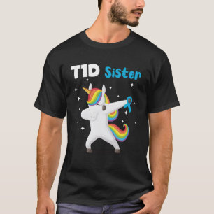 Dabbing Unicorn to support sister Type 1 Diabetes T-Shirt