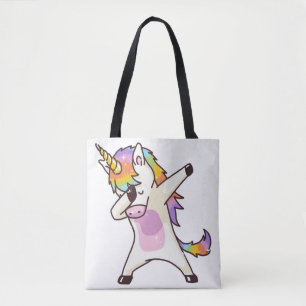 Dabbing Unicorn Tote Bag