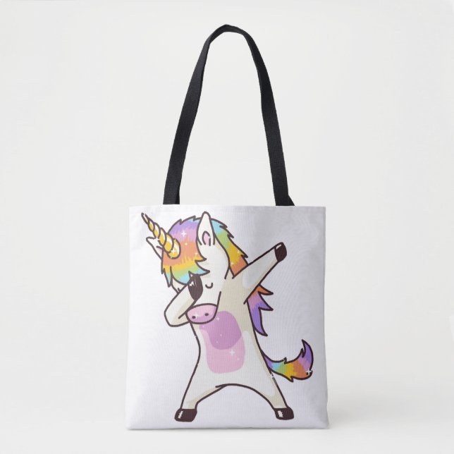 Dabbing Unicorn                                 Tote Bag (Front)