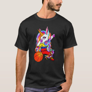 Dabbing Unicorn Venezuela Basketball Fans Jersey B T-Shirt