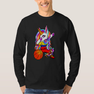 Dabbing Unicorn Venezuela Basketball Fans Jersey B T-Shirt
