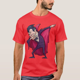 Dabbing Vampire Halloween Party Costume Boys Girls T-Shirt