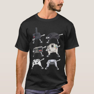 Dabbing Video Gamer Controllers Funny Boys Kids Ga T-Shirt