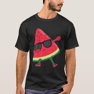 Dabbing Watermelon Funny Kawaii Summer Fruit Melon T-Shirt