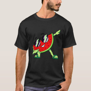 Dabbing Watermelon Summer Fruit Men Women Girls Wa T-Shirt