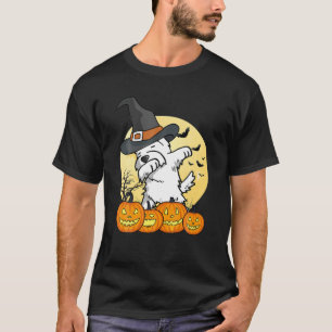 Dabbing Westie Dab Dance Funny Dog Halloween Gift T-Shirt
