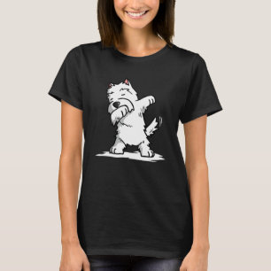 Dabbing Westie Funny West Highland White Terrier T-Shirt