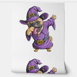 Dabbing Witch Pug Cute Halloween Pugs Funny Dab Wallpaper
