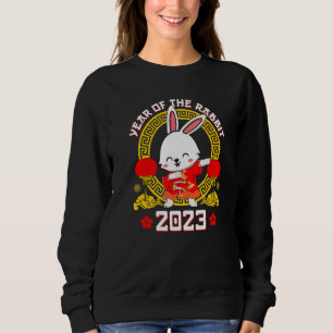 Dabbing Year Of The Rabbit Happy Chinese New Year Sweatshirt