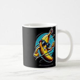 Dabbing Yellow Banana With Sungles - Dab Dancing F Coffee Mug
