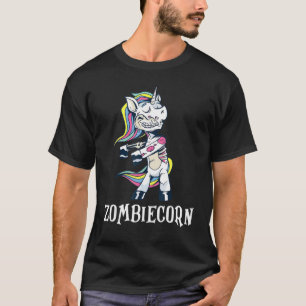 Dabbing Zombiecorn Zombie Unicorn Easy Halloween T-Shirt