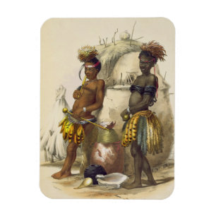 Dabiyaki and Upapazi, Zulu Boys in Dancing Dress, Magnet