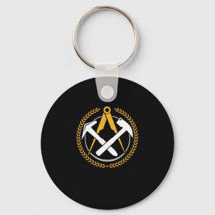 Dachdecker Logo Roofers Construction Repair Gift Key Ring