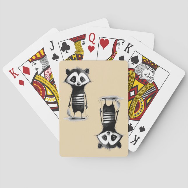Dachs badger playing cards (Back)
