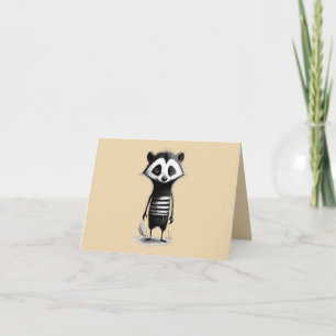 Dachs badger thank you card