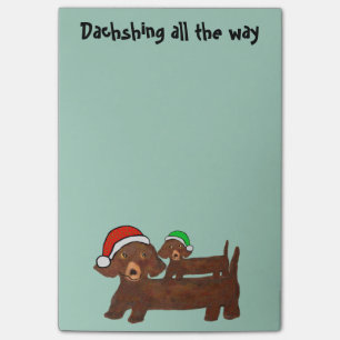 Dachshing all the way Post-it® Notes