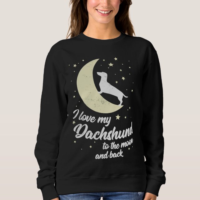 Dachshund  1 sweatshirt (Front)