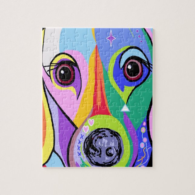 Dachshund 2 jigsaw puzzle (Vertical)