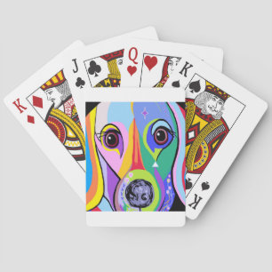 Dachshund 2 playing cards