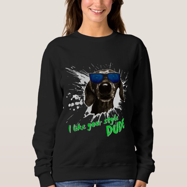 Dachshund  331 sweatshirt (Front)